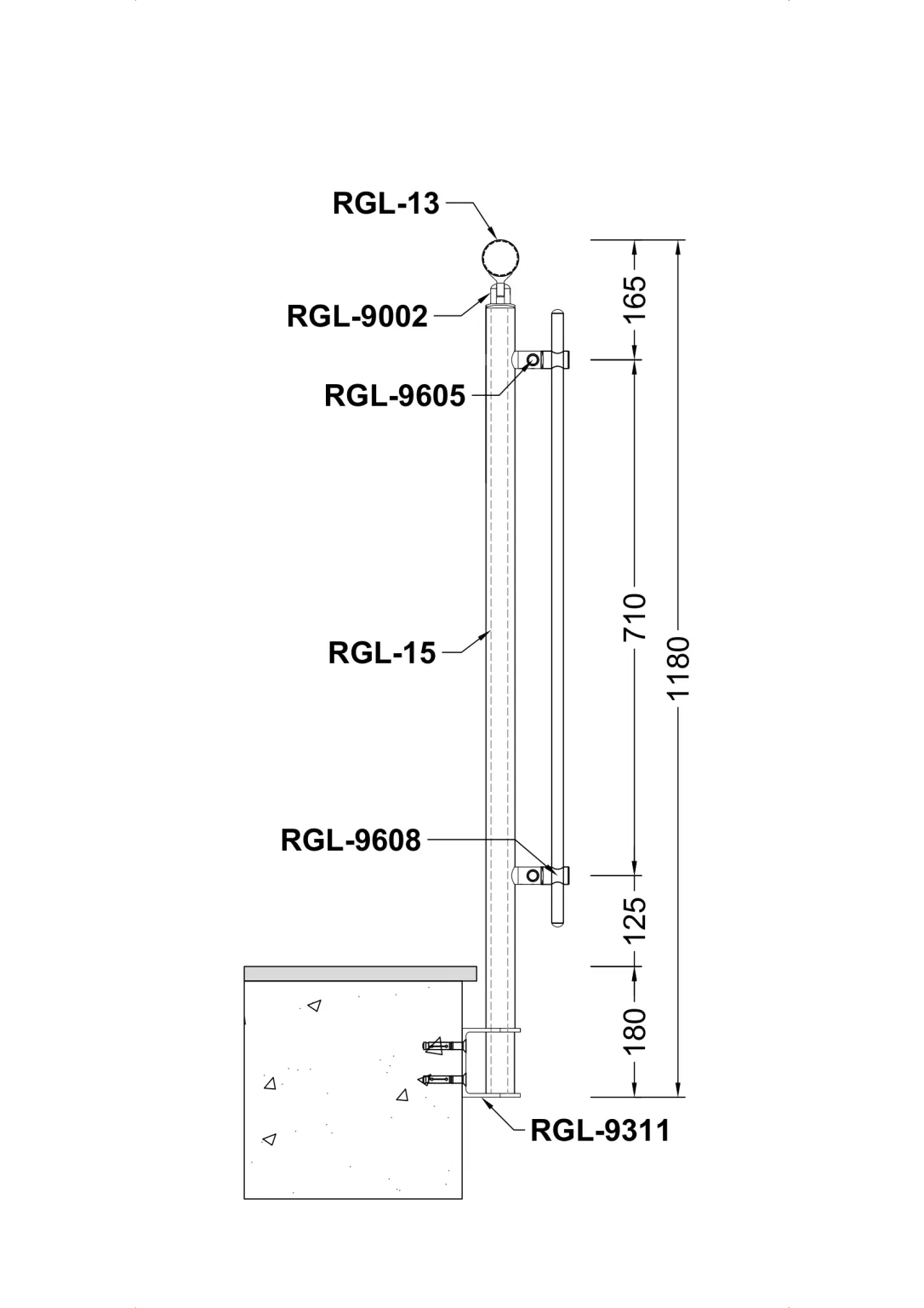 RS20-B Technical Drawing