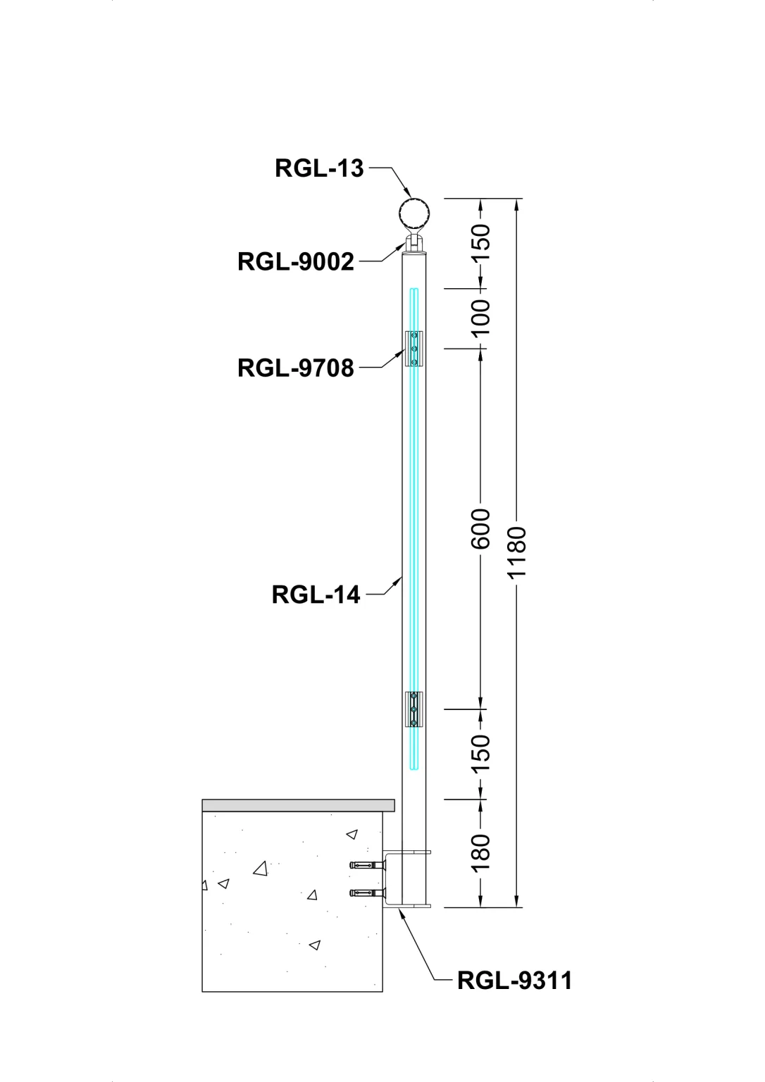 RS30-B Technical Drawing