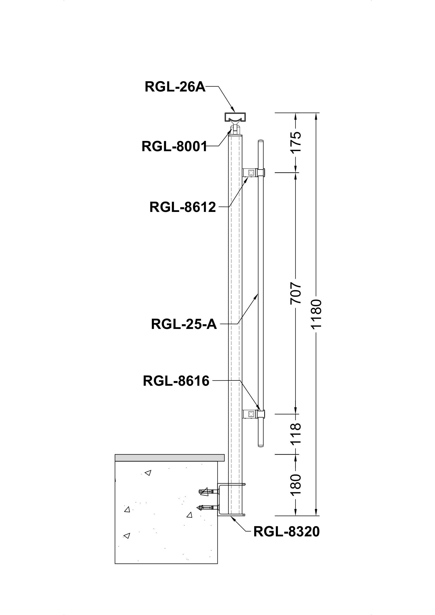 SQ20-B Technical Drawing