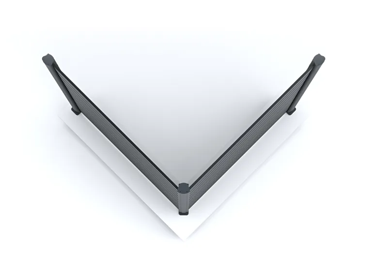 R-Fence System – 90° top view