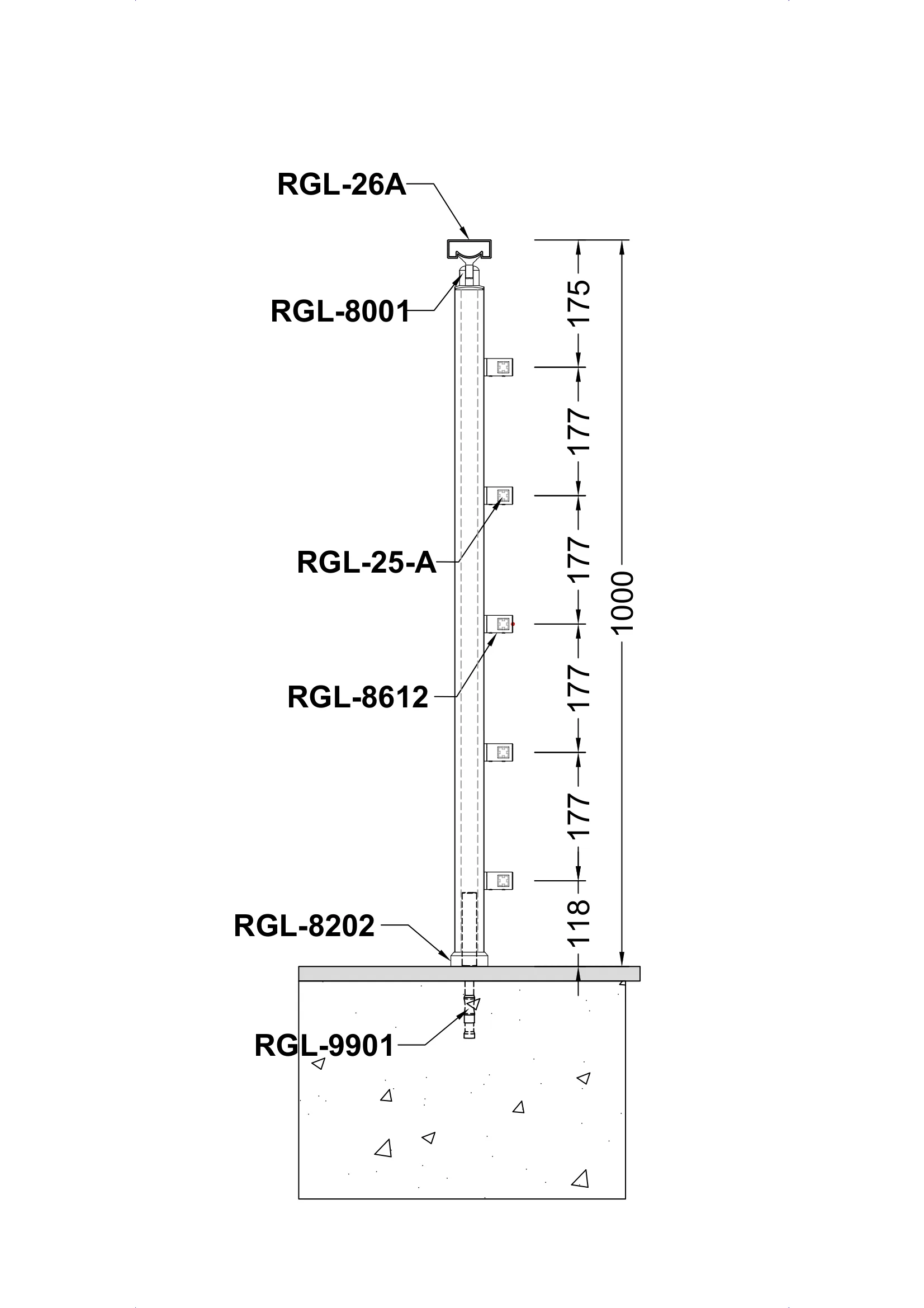 SQ10-A Technical Drawing