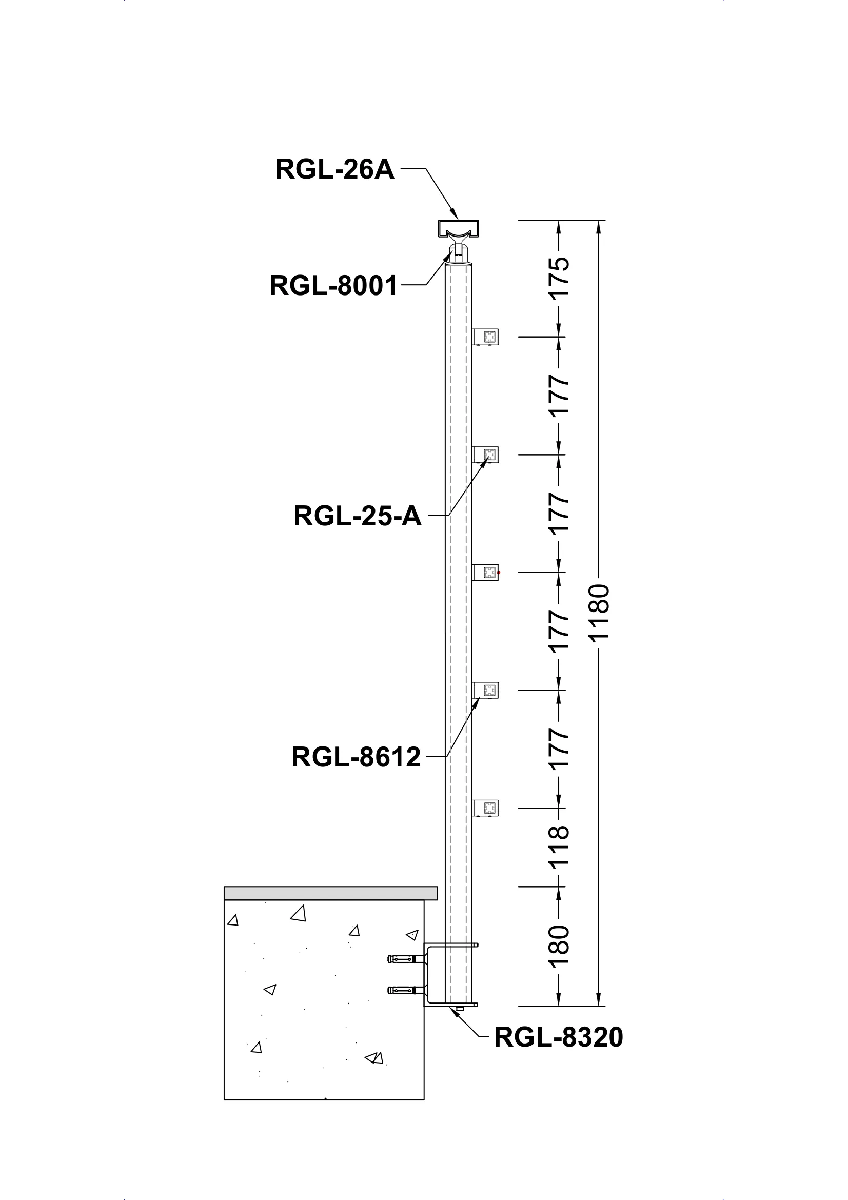 SQ10-B Technical Drawing