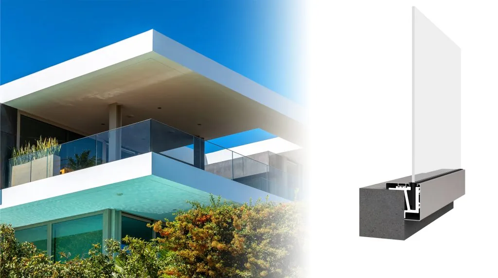 Stillies Railing System R1200 Glass Railing System